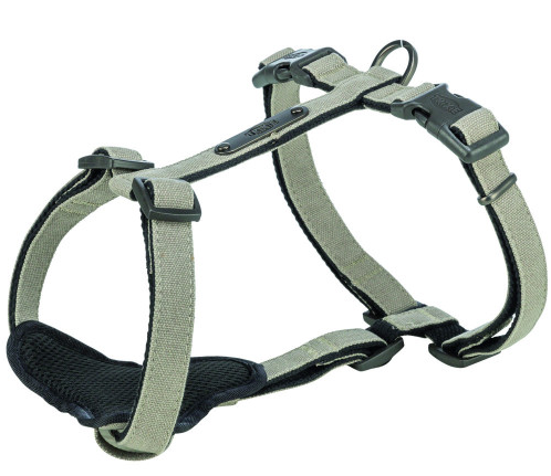 Шлей для собак Trixie CityStyle H-harness M–L 52–75 см 20 мм светло-серая (4053032682658)