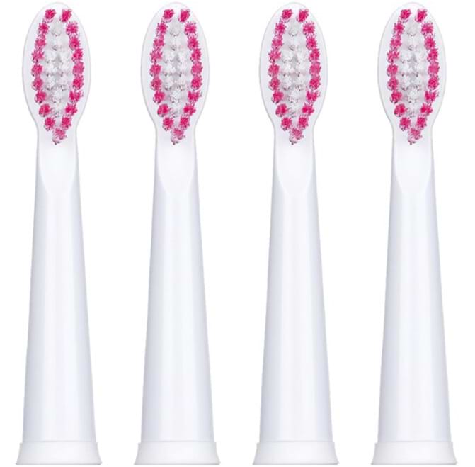 Насадка для зубной щетки AHealth SMART SONIC SMILE 1 4 шт. White (N-4-AHsss1w) - Фото 1