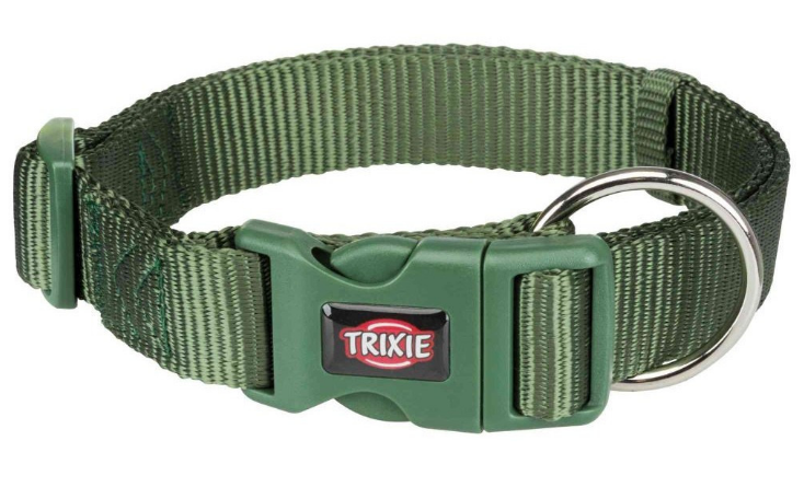 Ошейник для собак Trixie Premium M–L: 35–55 см Оливковый (4053032020504)