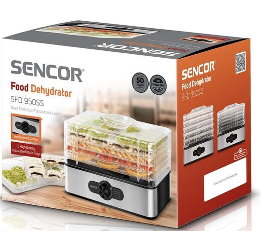 Фото - Сушилка для фруктов и овощей Sencor SFD950SS