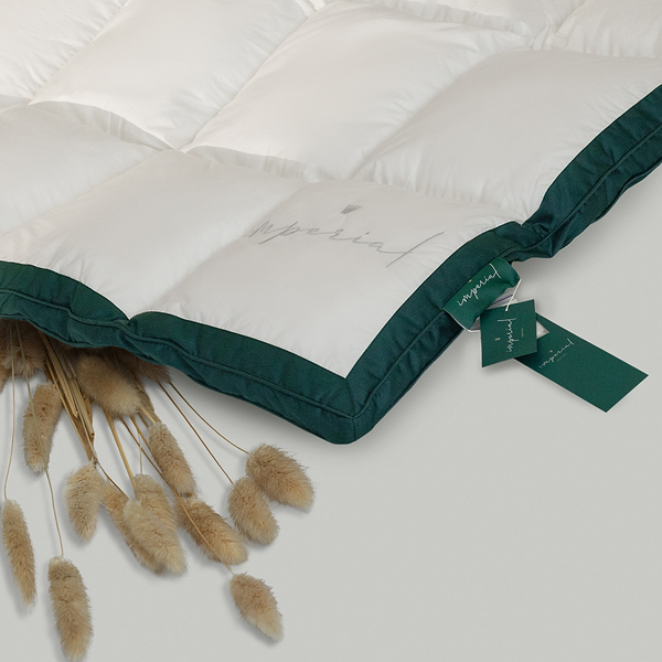 Фото - Ковдра зимова полуторна MirSon 140х205 100% пух Imperial Satin Luxe (2200007177394)