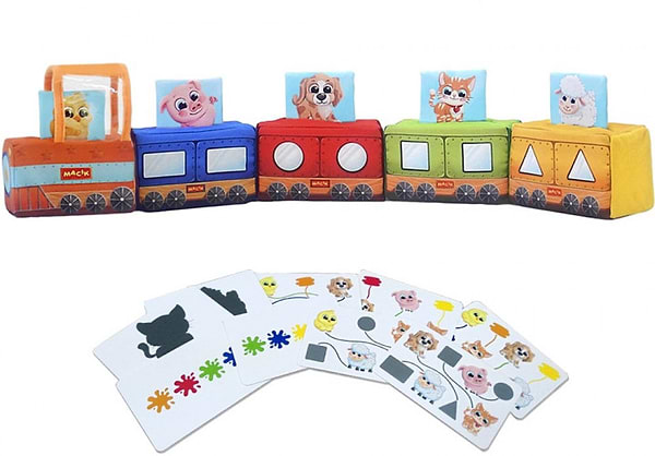 Фото - Брязкальце Macik розвиваюча іграшка" Паровозик" (МС 090602-08)