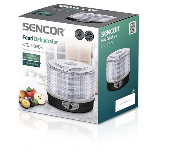 Фото - Сушарка для фруктів та овочів Sencor SFD 3109BK