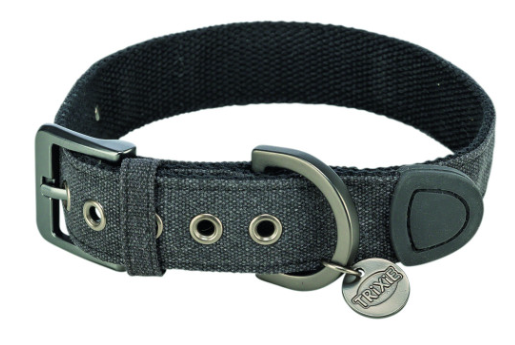 Ошейник для собак Trixie CityStyle экстраширокий M 35–42 см 25 мм черный (4053032681811)