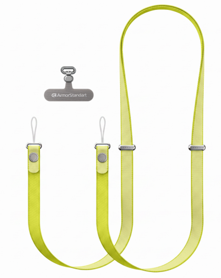 Ремінець для смартфону Armorstandart Solo Cross Neon Yellow (ARM91326)