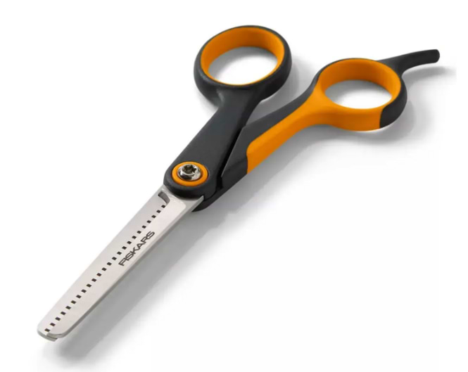 Ножиці для стрижки котів і собак Fiskars блендінг 2/6, 19L (2009128)
