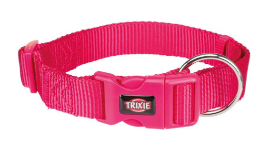 Ошейник для собак Trixie Premium нейлон фуксия размер L-XL 40-65 см/25 мм (4053032020573)