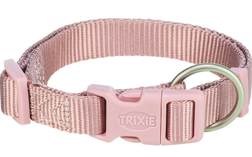 Нашийник для собак Trixie Premium S–M 30–45 см 15 мм світло-рожевий (4053032671140)