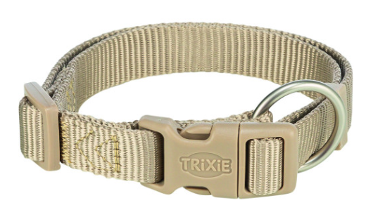 Ошейник для собак Trixie Premium S–M 30–45 см 15 мм песочный (4053032671201)