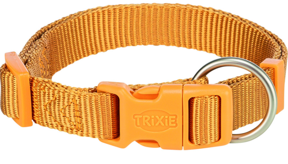 Ошейник для собак Trixie Premium M–L 35–55 см 20 мм оранжевый (4053032670792)