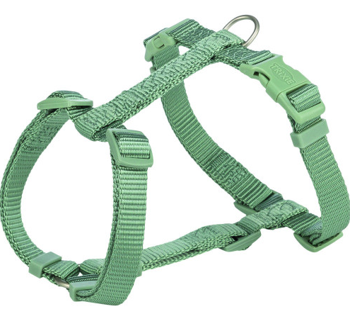 Шлея для собак Trixie Premium H-harness L–XL 75–120 см 25 мм светло-зеленая (4053032673090)