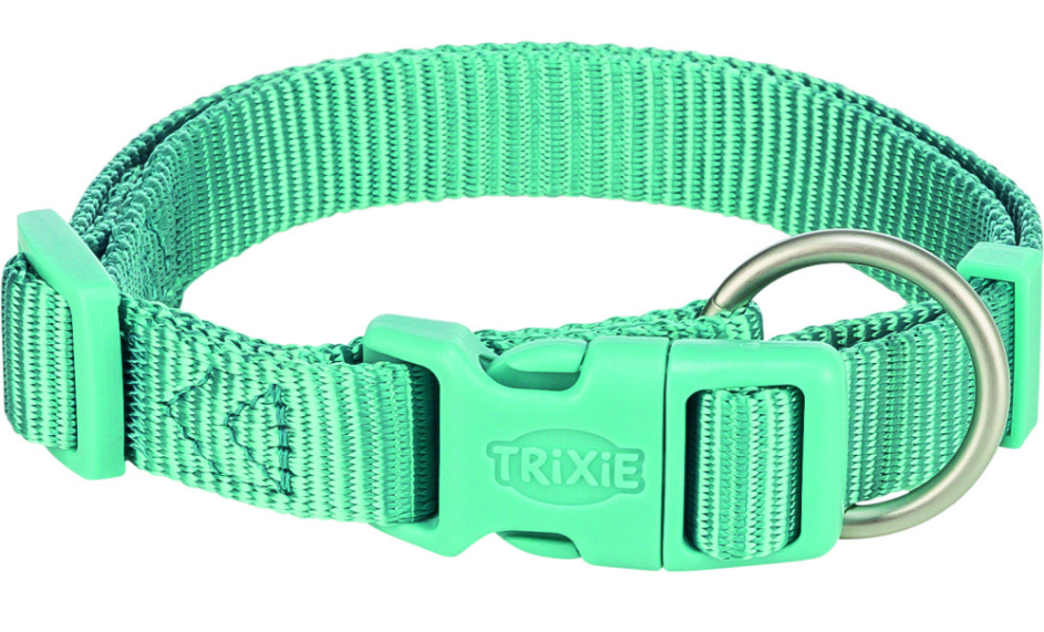 Ошейник для собак Trixie Premium M–L 35–55 см 20 мм аква (4053032670730)