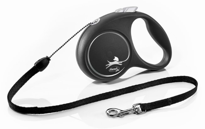 Повідець-рулетка для собак Flexi Black Design S 5 м Чорний (4000498033302)
