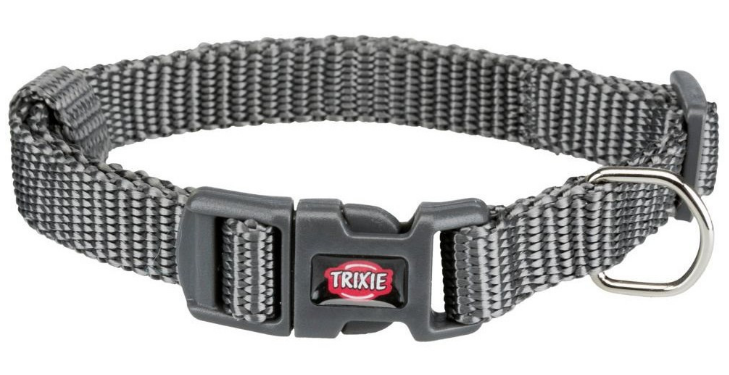 Ошейник для собак Trixie Premium S–M: 30–45 см Графитовый (4053032020085)