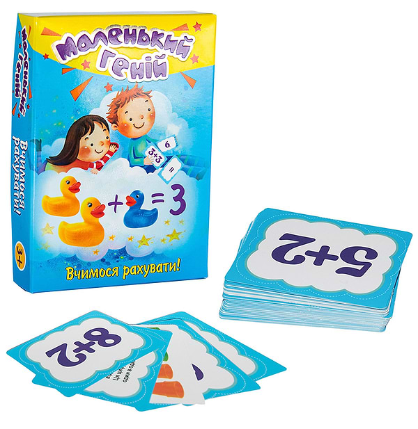 Фото - Настільна гра (3-4 роки) Strateg 'Маленький геній" укр. (30660)