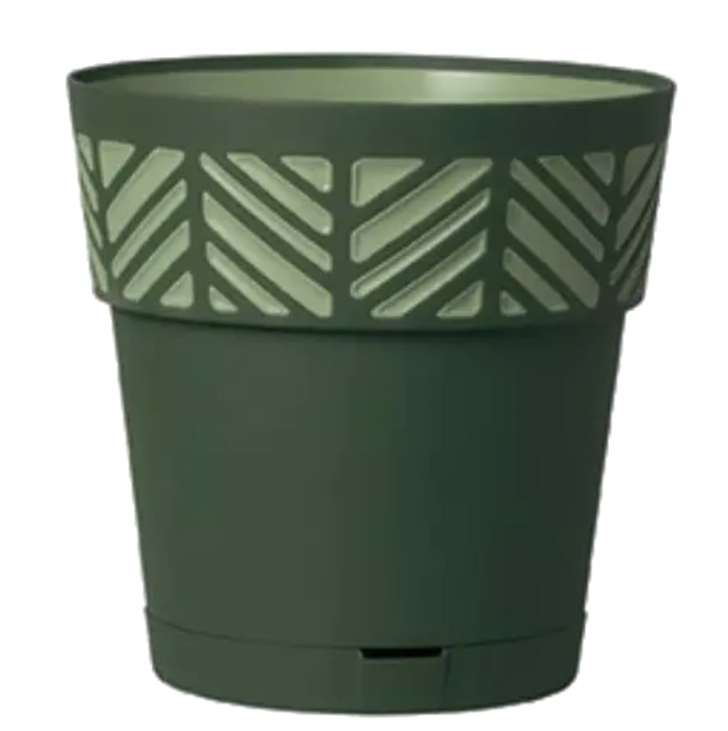 Вазон Stefanplast OPERA Orfeo 15x15 см темнозелений/св.зелений 94452