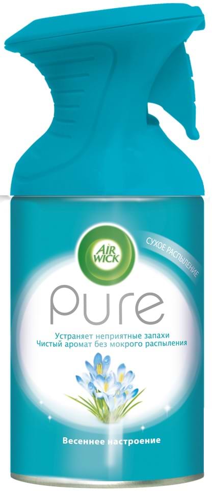 Фото - Освежитель воздуха аэрозольный Air Wick спрей Весеннее настроение 250 мл