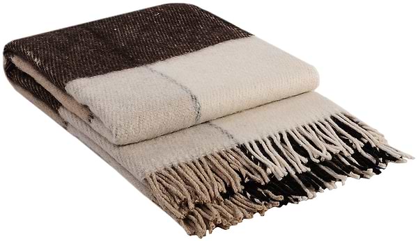 Фото - Плед полуторный Vladi Эльф Liam бежево-коричневый 140х200