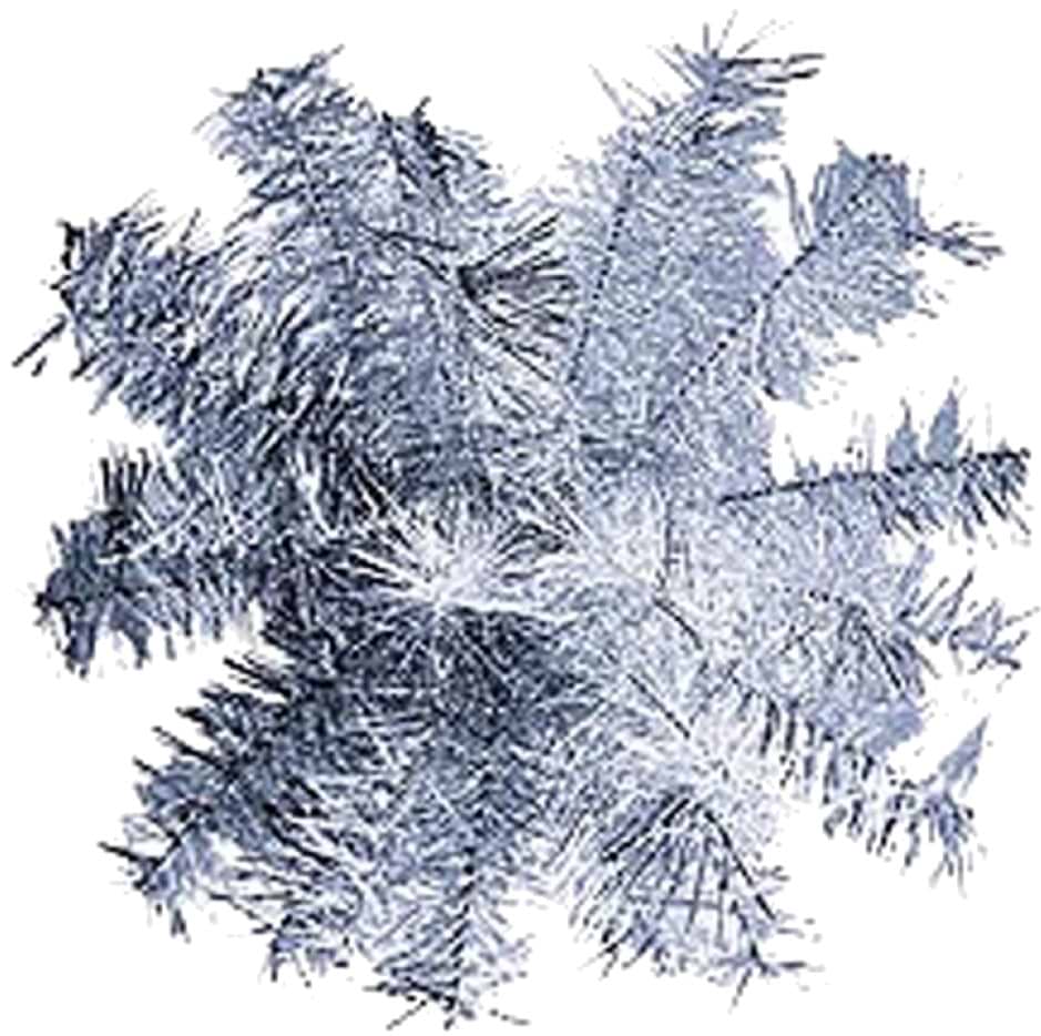 Декор підвіска New Year YES! Fun Куля-сніжинка велика, мішура (901454)