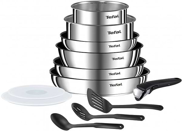 Фото - Набір посуду зі знімною ручкою Tefal L948SC04 Ingenio Emotion 12 пр.