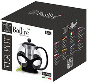 Фото - Чайник заварювальний Bollire BR-3405 1.2 л