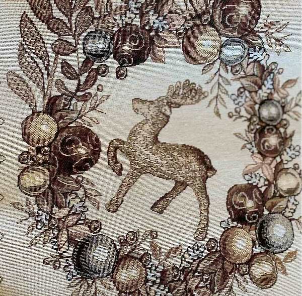 Фото - Скатертина прямокутна Прованс 135х180 Золоті свята (016182)