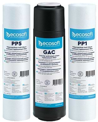 Фото - Картридж системи зворотнього осмосу Ecosoft 1-2-3 (CPV3ECOSTD)