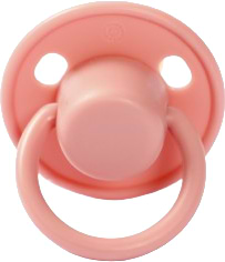 Ортодонтическая пустышка Lindo розовый (Pk076/3-12 р)