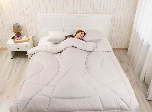 Фото - Одеяло всесезонное двуспальное евро Руно 200х220 велюровая силиконовая (322.55_Soft Pearl)