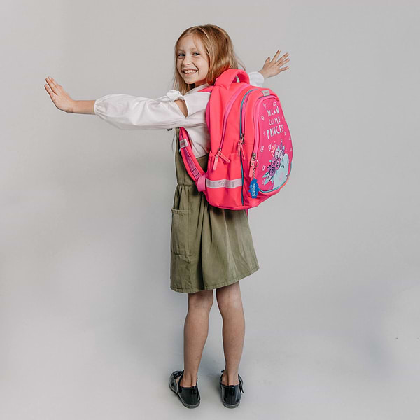 Фото - Рюкзак школьный Bagland Butterfly 565 338 Ярко Малиновый 1148