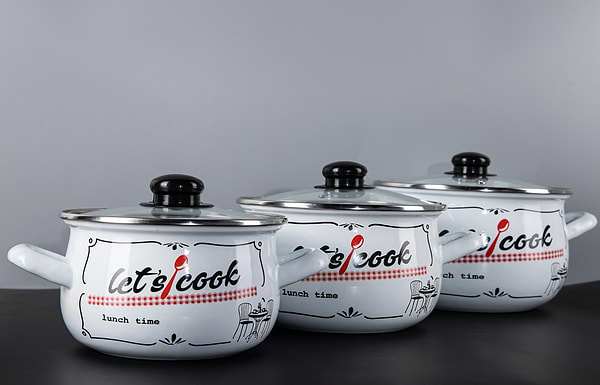 Фото - Кастрюля Gusto Lets Cook White 18 см 3.1 л (GT-T-118-LCW)