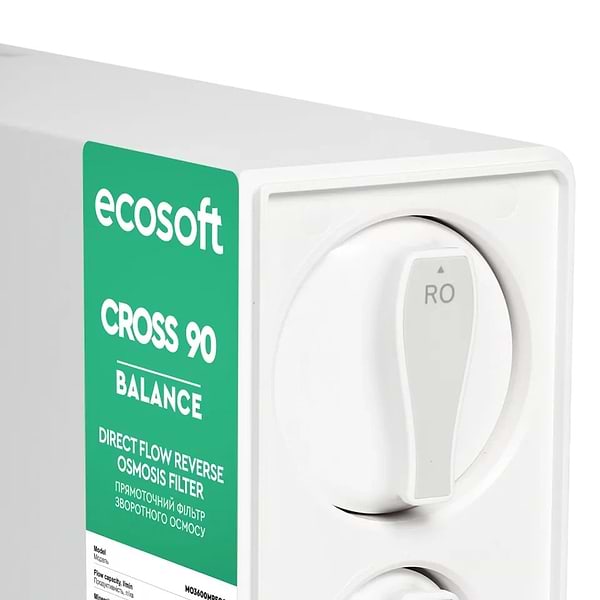 Фото - Система зворотнього осмосу Ecosoft Cross90 Balance 600gpd (MO3600MPECO)
