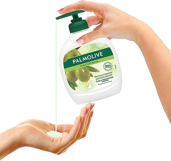 Фото - Рідке мило для рук Palmolive Оливкова Молоко 300мл