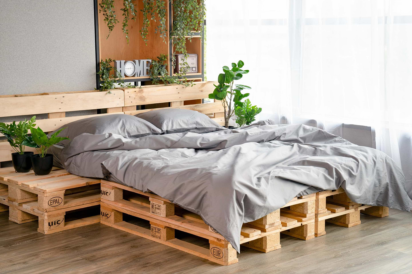 Простынь двуспальная Ardesto Mix&Match 160х200+30см муссон (ART1620FSD) - Фото 1
