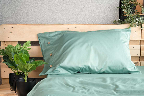 Фото - Наволочка Ardesto Mix&Match 50х70 см, 100% хлопок, сатин, шалфей (ART5070PCG) Фото - Наволочка Ardesto Mix&Match 50х70 см, 100% хлопок, сатин, шалфей (ART5070PCG)