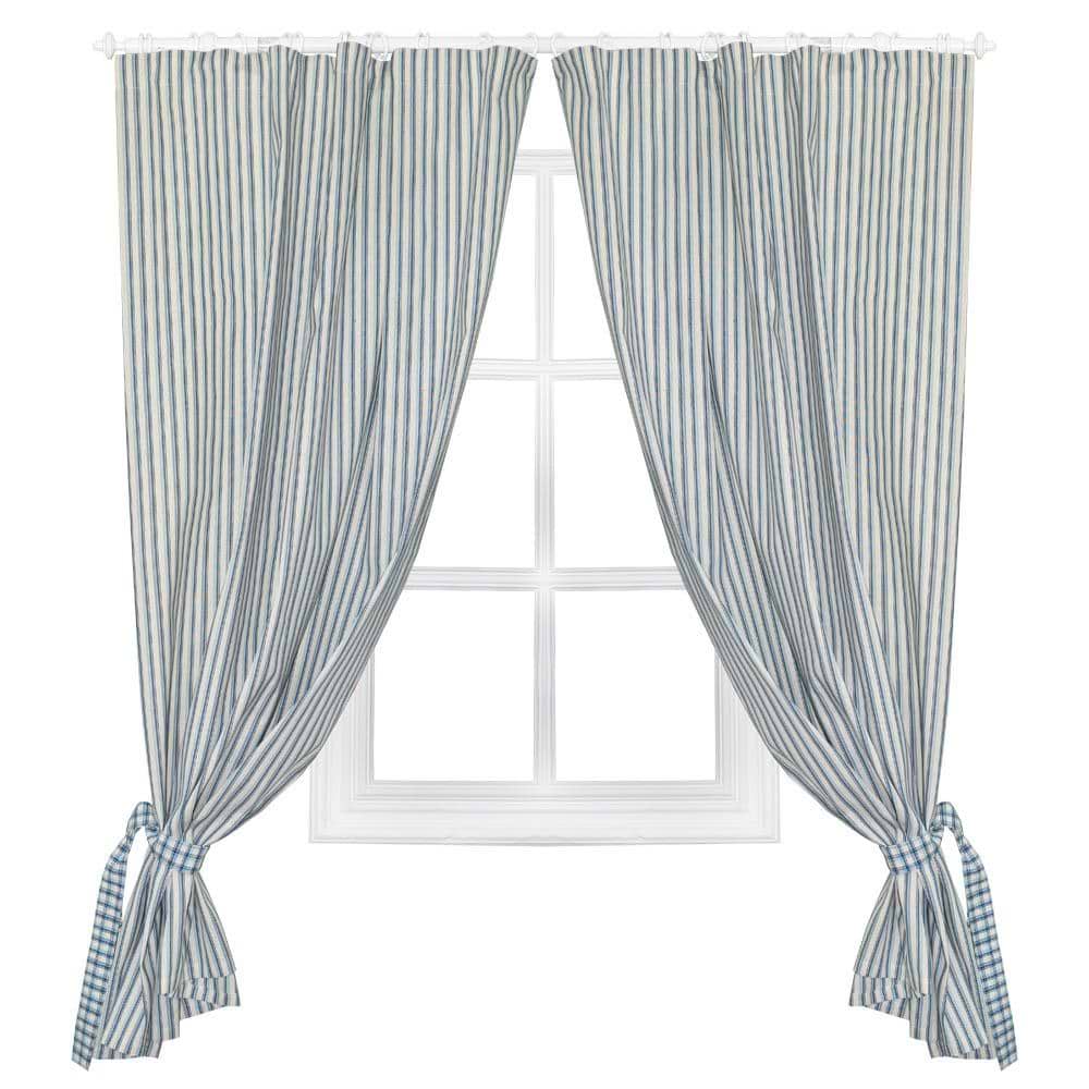 Купити Комплект штор Прованс Кантрi синя смужка 200х250 см (012475) - Фото 1 Комплект штор Прованс Кантрi синя смужка 200х250 см (012475) - Фото 1
