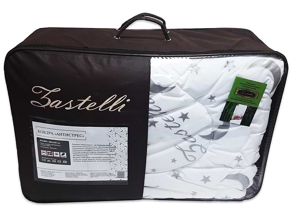 Фото - Одеяло демисезонное двуспальное евро Zastelli Антистресс Moon 200х220 белая (11661)