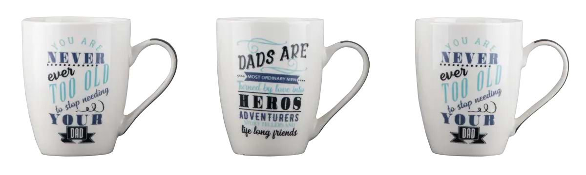 Чашка Vittora Для папы 340 мл в ассортименте (VT-C-122340)