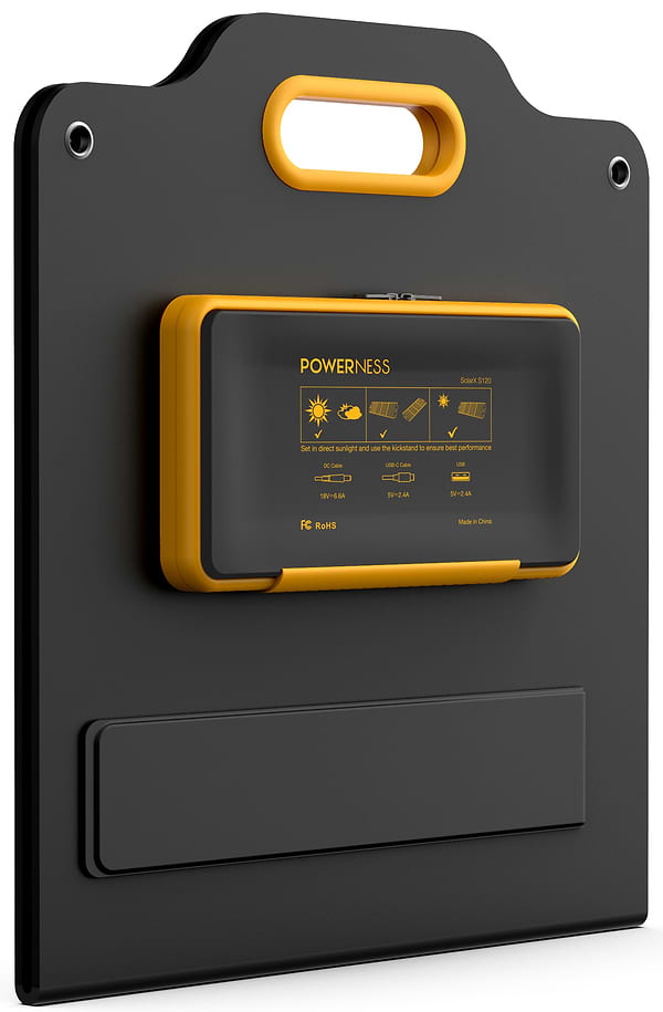 Фото - Портативна сонячна панель POWERNESS Solar X120