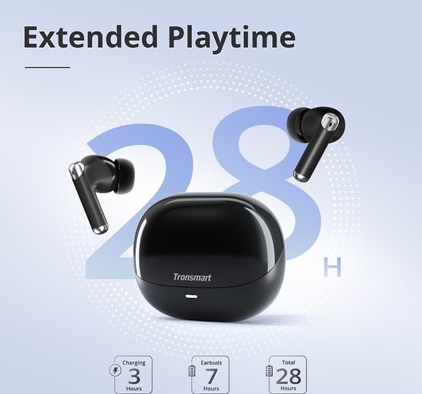 Фото - Навушники вкладиші бездротові TWS Tronsmart Sounfii R4 Black