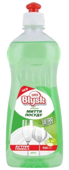 Фото - Средство для ручного мытья посуды Super Blysk Apple 1 л (SB51165) Фото - Средство для ручного мытья посуды Super Blysk Apple 1 л (SB51165)