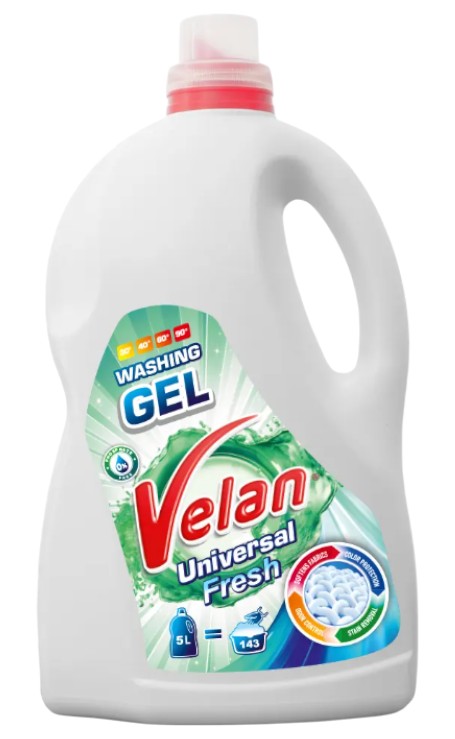 Гель для прання Velan Universal Fresh 5 л (VL52193)