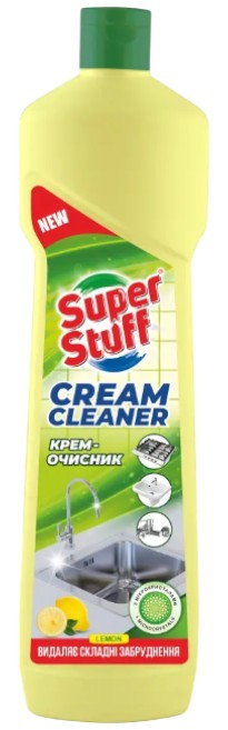 Засіб для чищення універсальний Super Stuff крем для чищення поверхонь Лимон 500 мл (SF51905)