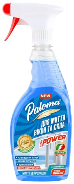 Фото - Засіб для чищення скла Paloma 600 мл (PE50427)