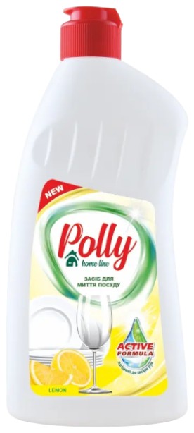Засіб для ручного миття посуду POLLY Лимон 500 мл (PO50557) - Фото 1