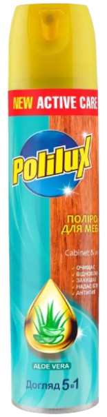 Чистящее средство универсальное Polilux полироль для мебели 5в1 Aloe 300 мл (PL51608)