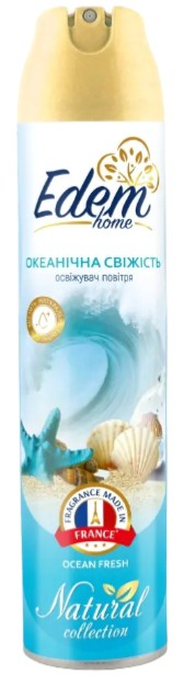 Освіжувач повітря аерозольний Edem Home Ocean freshness 300 мл (EH550106) - Фото 1