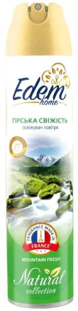Освежитель воздуха аэрозольный Edem Home Mountain freshness 300 мл (EH550168) - Фото 1