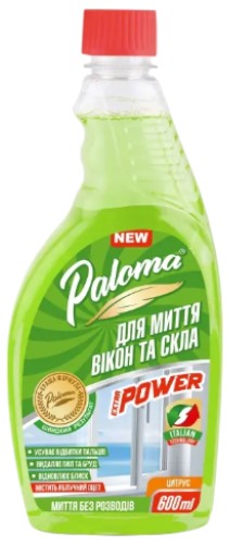 Засіб для чищення скла Paloma 600 мл запаска (PE50946)