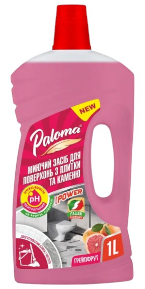 Засіб для миття у ванній кімнаті Paloma для поверхонь з плитки та каменю Грейпфрут 1000 мл (PE50670)